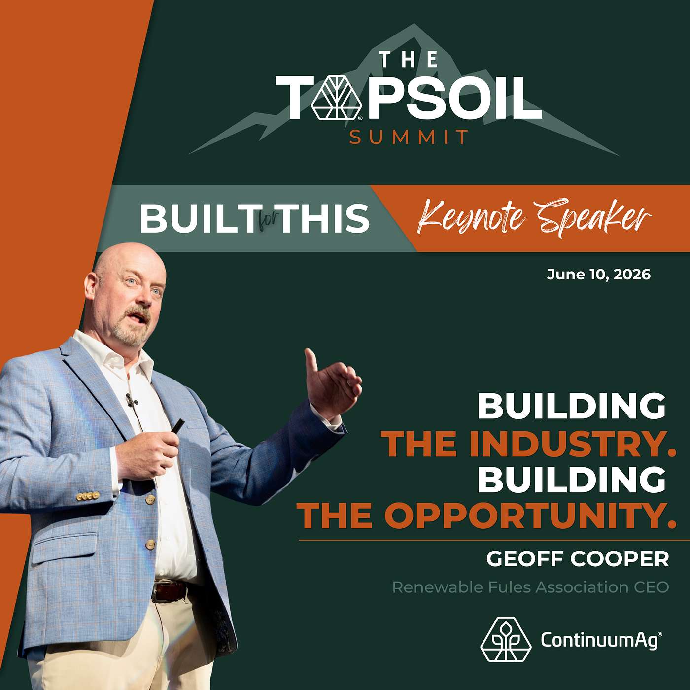 Building the Industry. Building the Opportunity.  |  Geoff Cooper - 2026 TopSoil Summit
