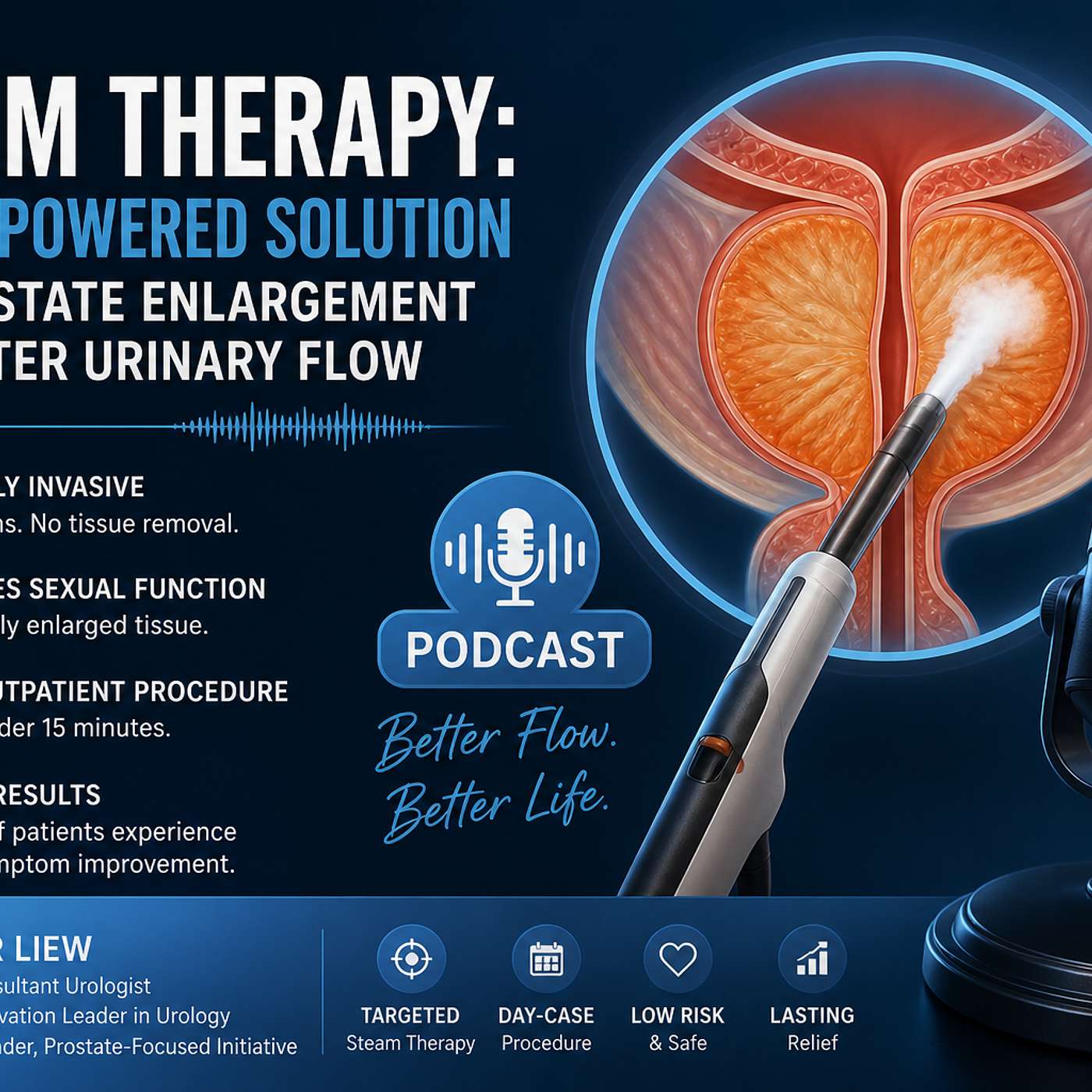 Rezūm Therapy Steam-Powered Solution for Prostate Enlargement and Better Urinary Flow episode artwork