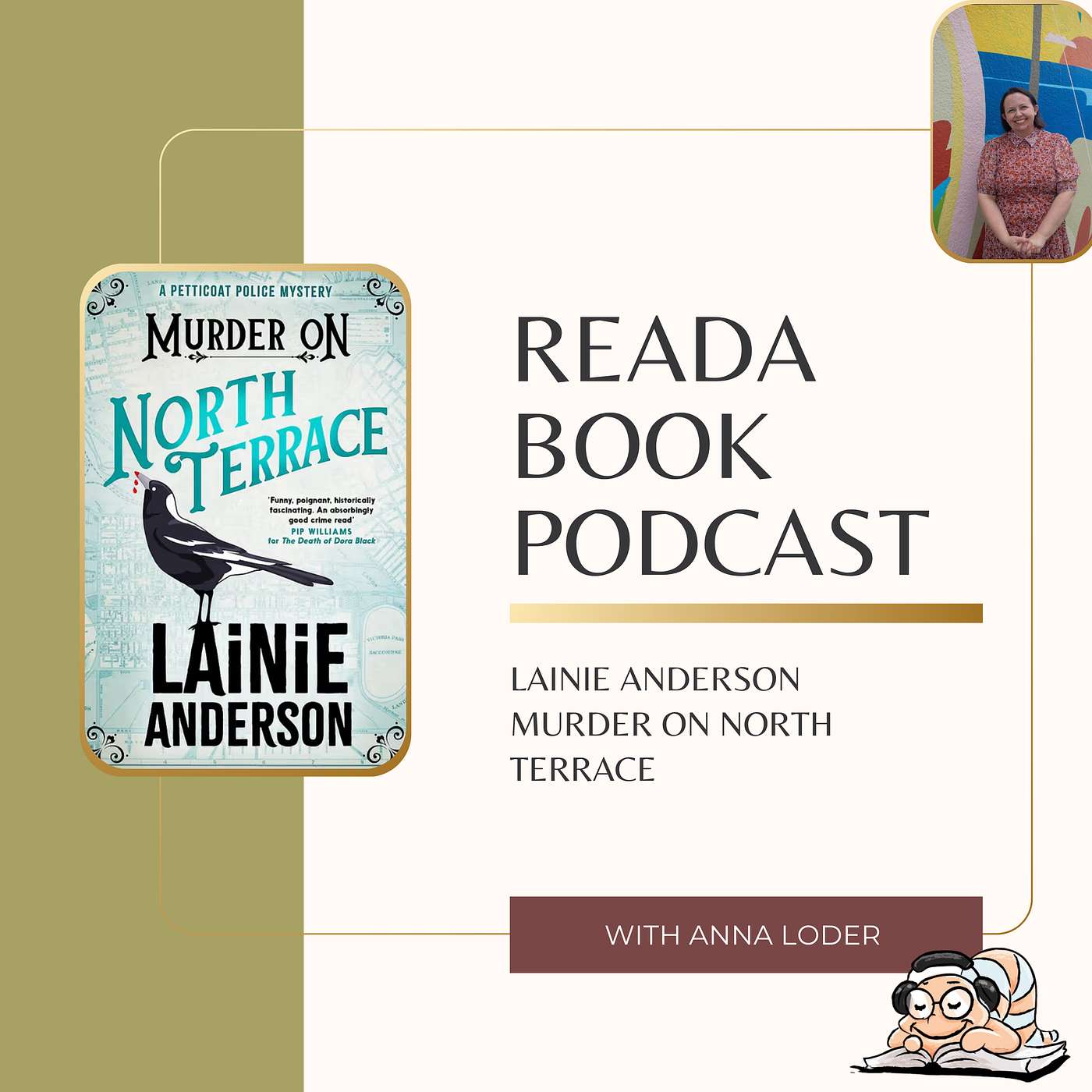 ReadA Book Podcast- Lainie Anderson Murder on North Terrace ReadA Book Podcast- Lainie Anderson Murder on North Terrace
