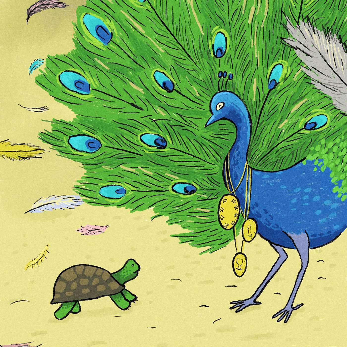 The Turtle and the Peacock