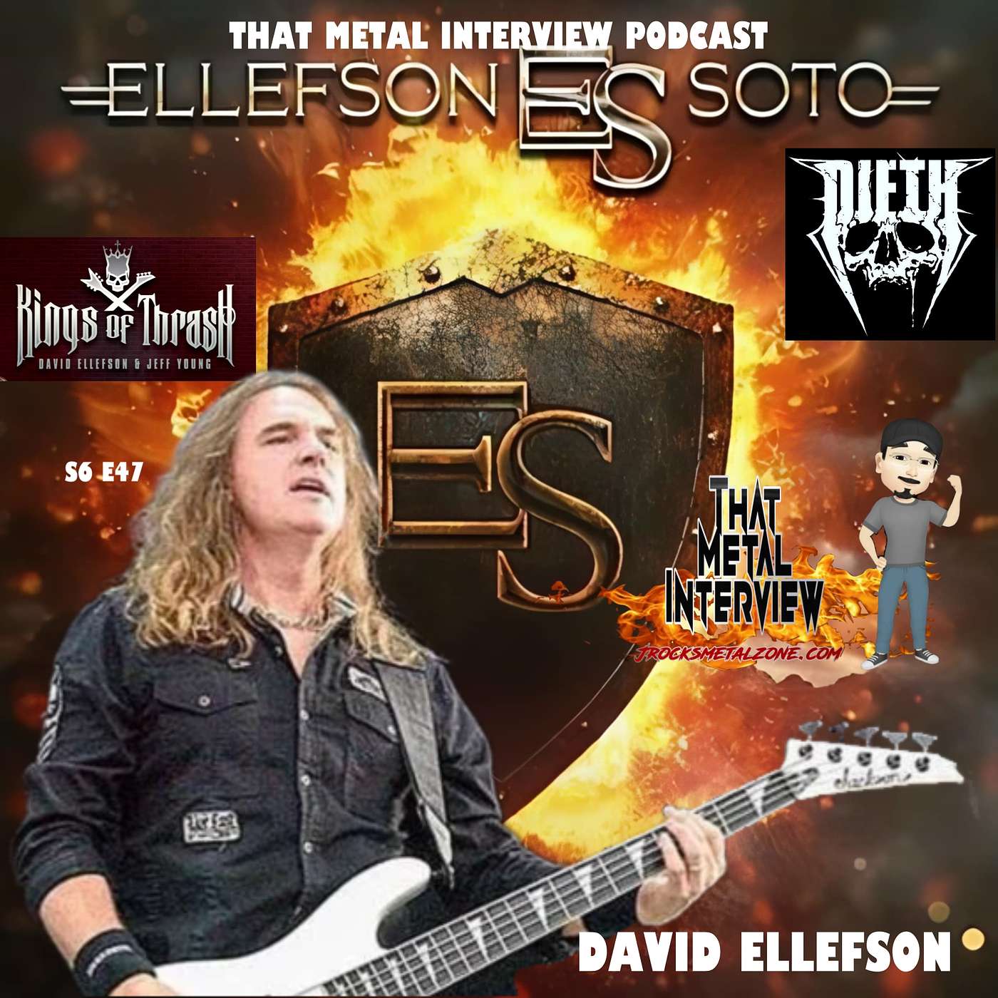 new chat w/ David Ellefson of ELLEFSON/SOTO, KINGS OF THRASH & DIETH S6 E 47