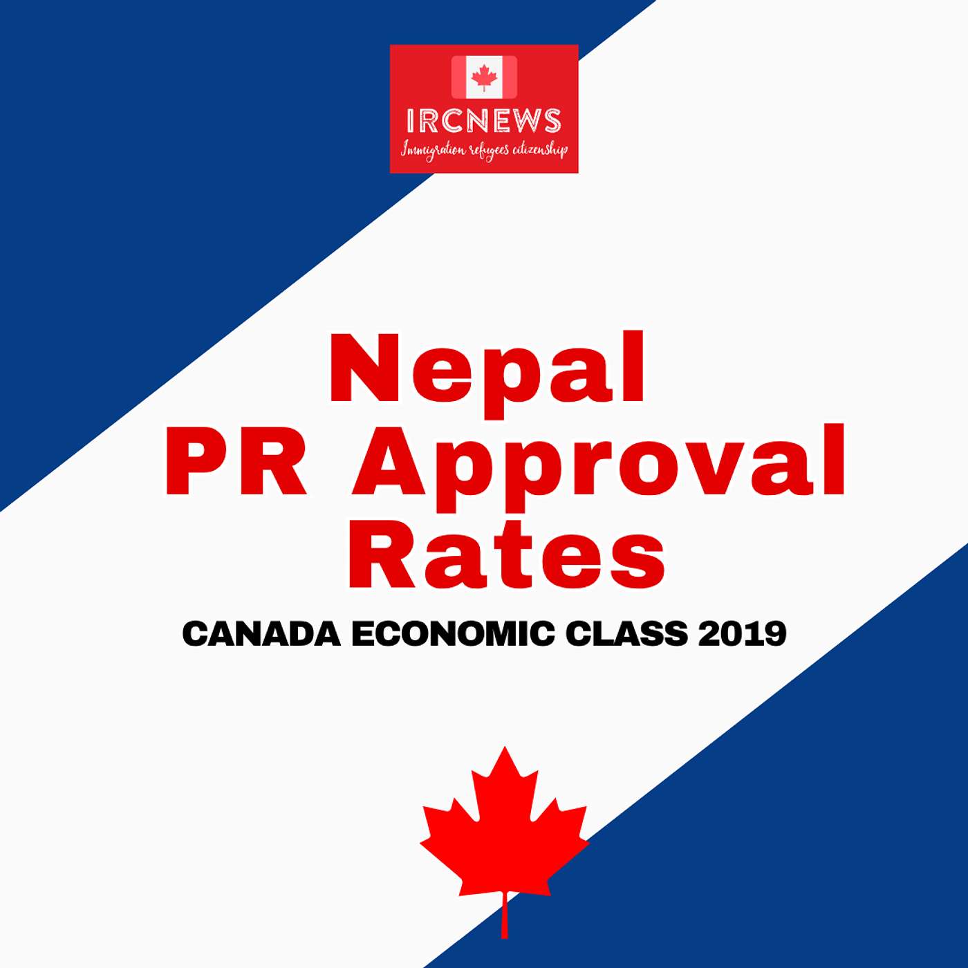 Canada Immigration Economic Class PR Applications 2019 for Nepal — Approval Rates