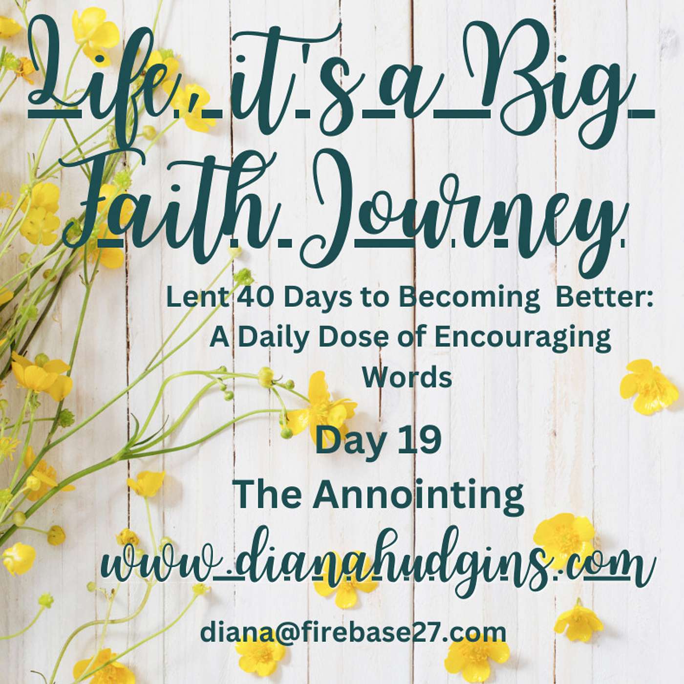Life, it\'s a Big Faith Journey
