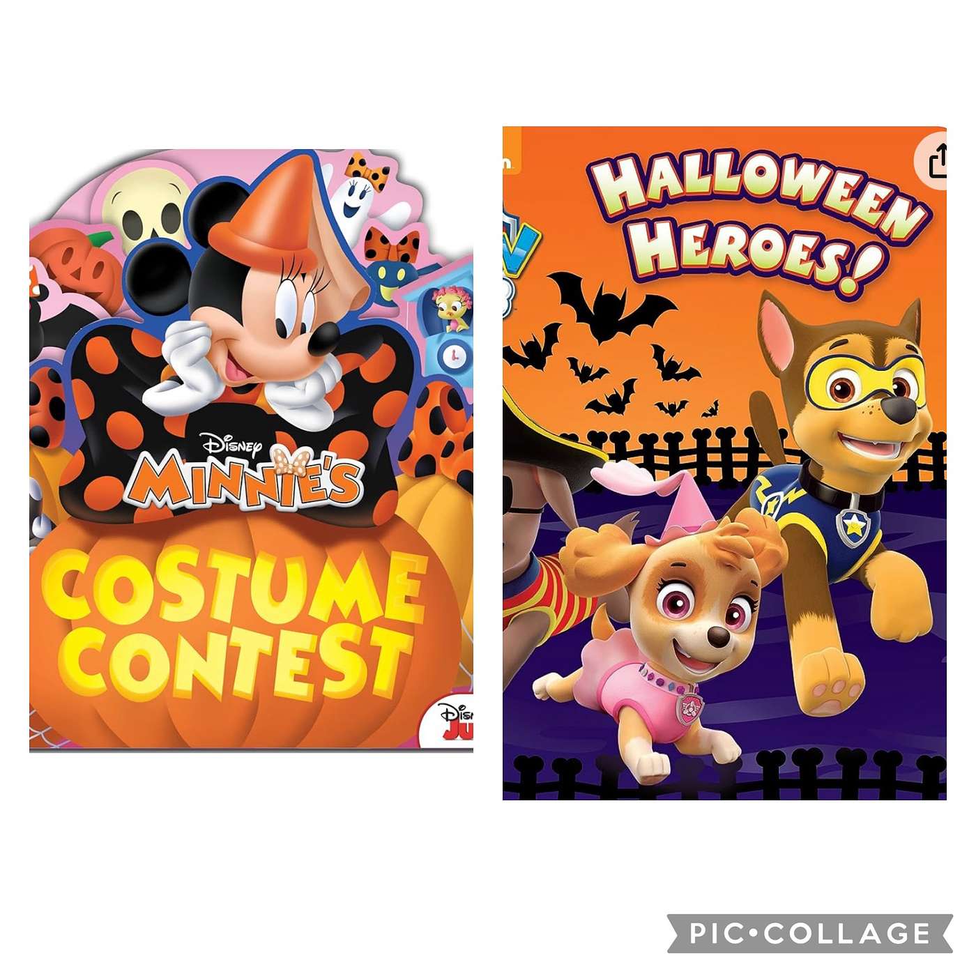 Double Halloween header: Minnie’s Costume Contest and Paw Patrol Halloween Heroes