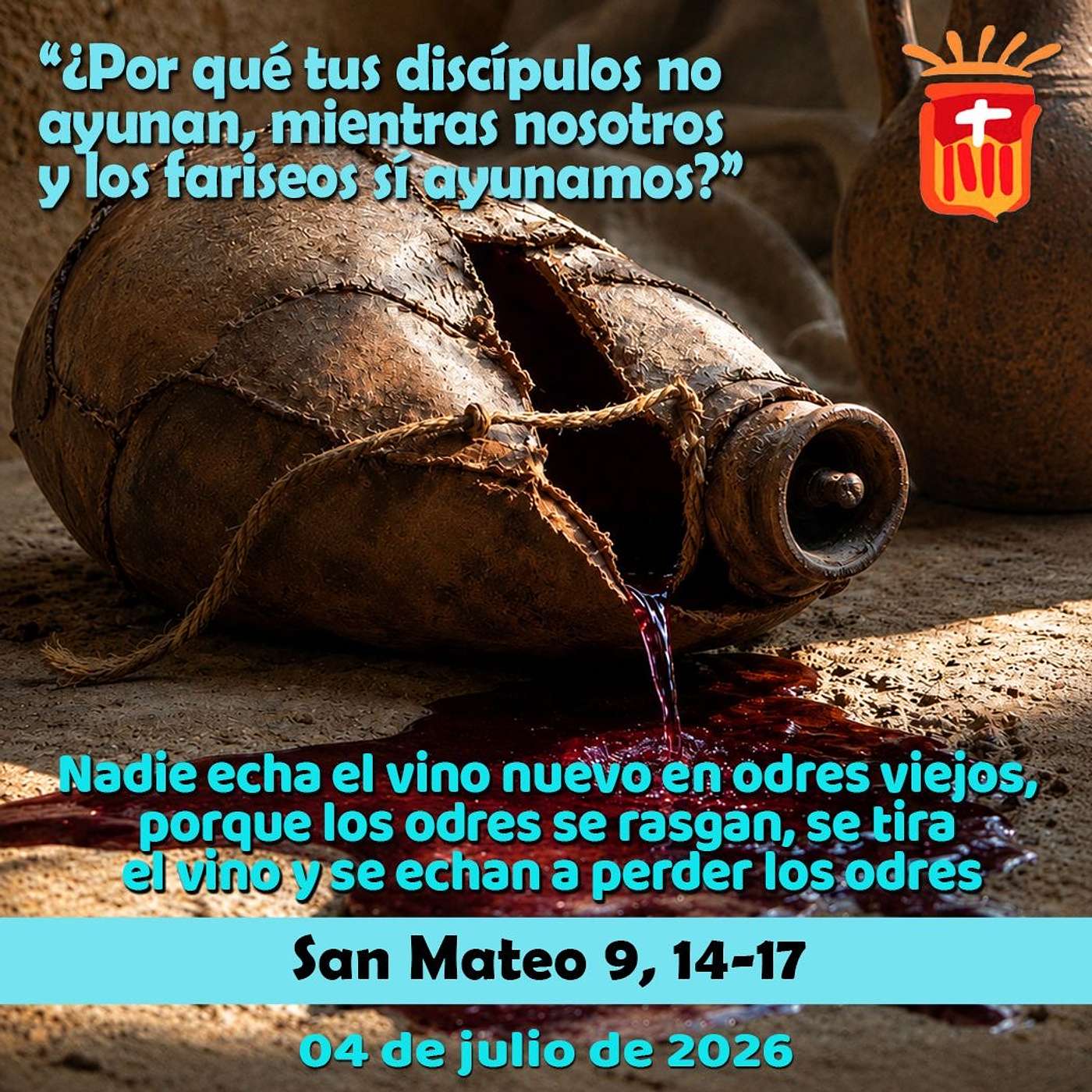 2026-06-04 San Mateo 9, 14-17: Sábado XIII Ordinario