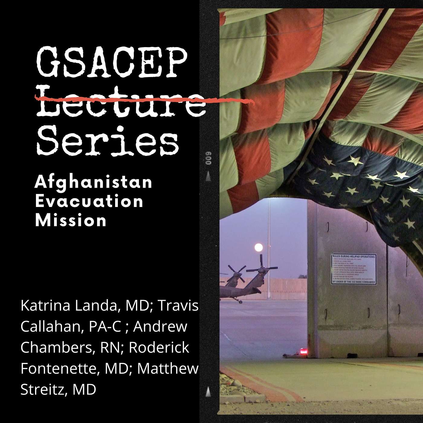 GSACEP Lecture Series: Afghanistan Evacuation Mission Panel Discussion