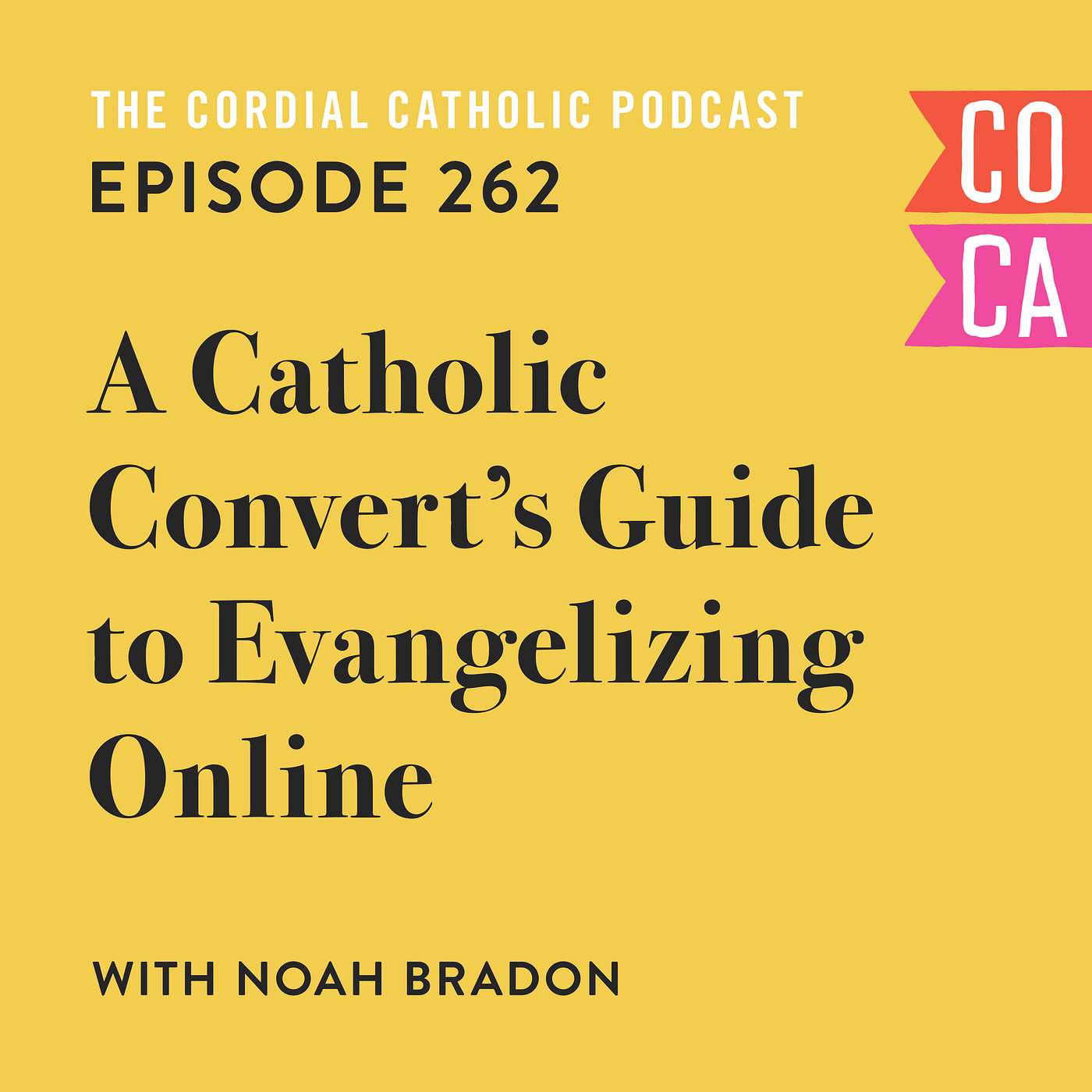 262: A Catholic Convert's Guide to Evangelizing Online (w/ Noah Bradon)