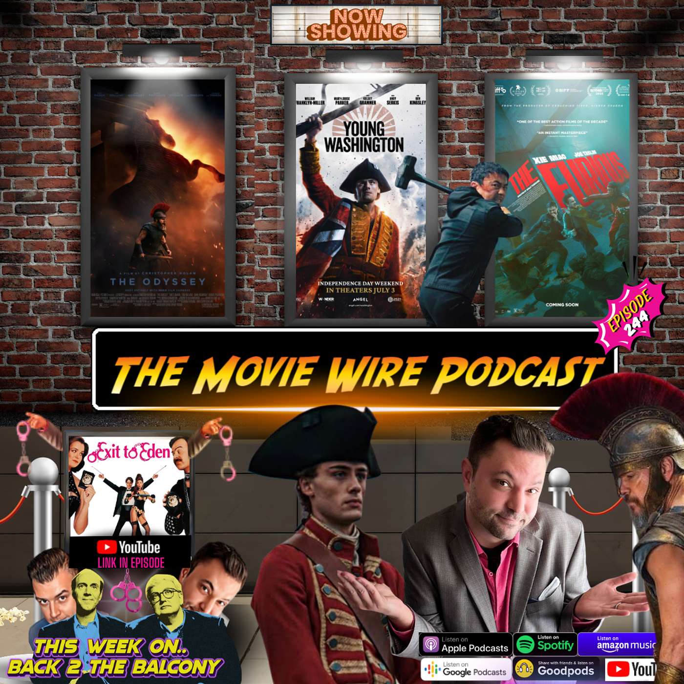 Episode 244 Reviews for: The Odessey -- Young Washington -- The Furious episode artwork