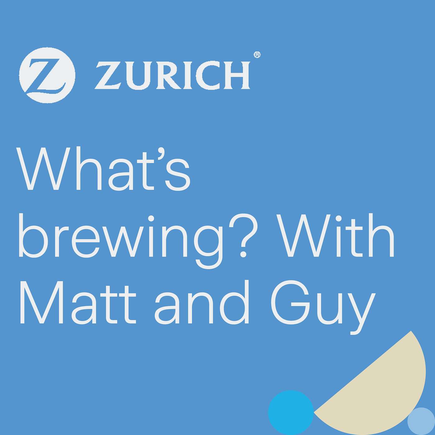 What's brewing? With Matt and Guy cover art