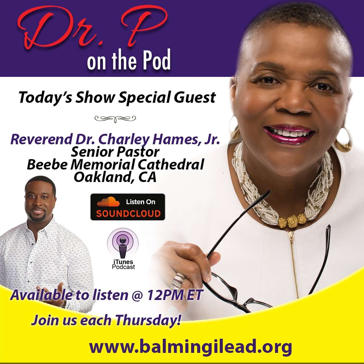 Dr. P on the Pod - Episode 7 - Reverend Dr. Charley Hames episode artwork