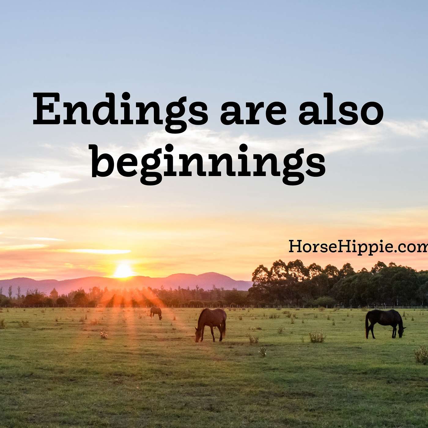 Endings Are Beginnings
