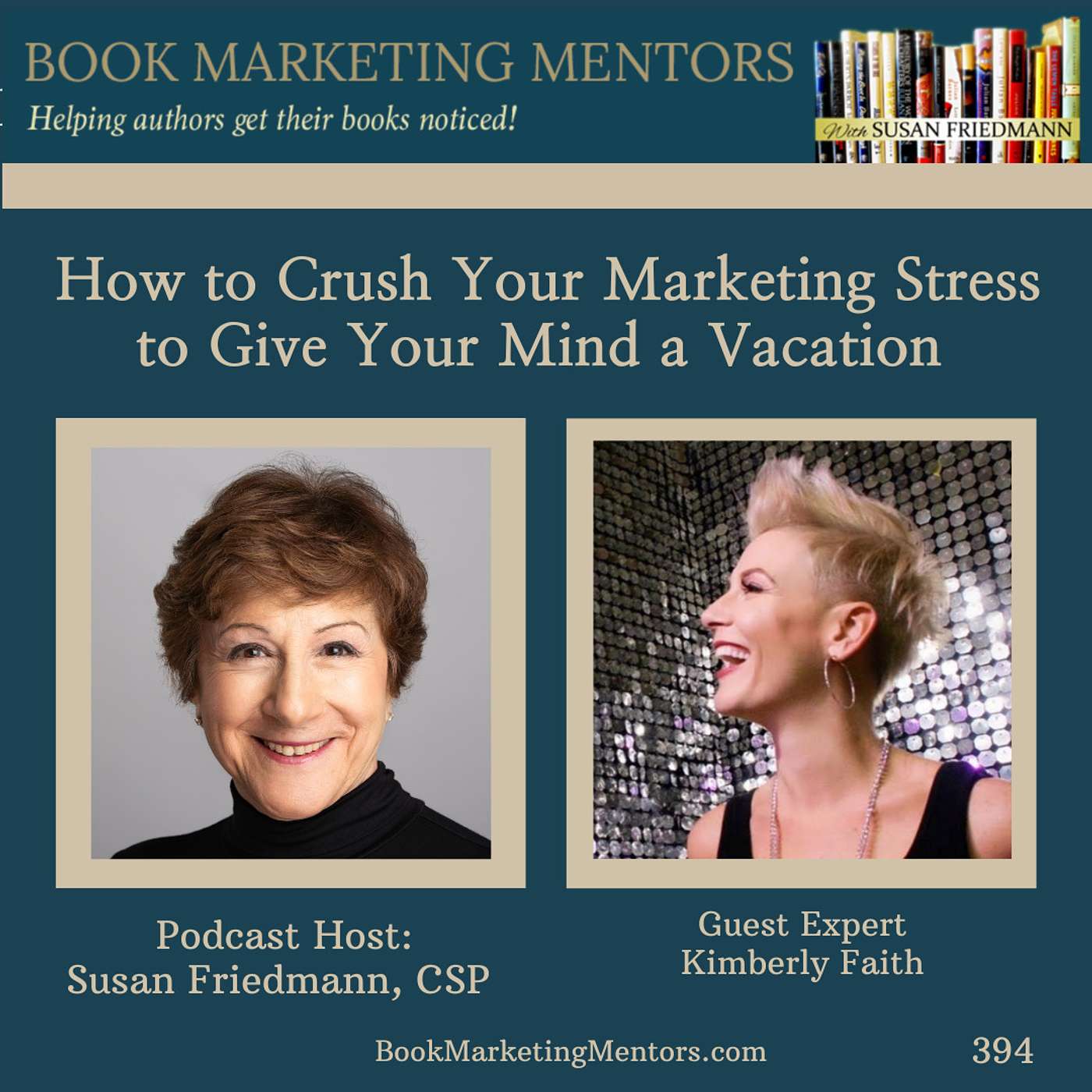 How to Best Crush Your Marketing Stress to Give Your Mind a Vacation - BM394 - podcast episode cover