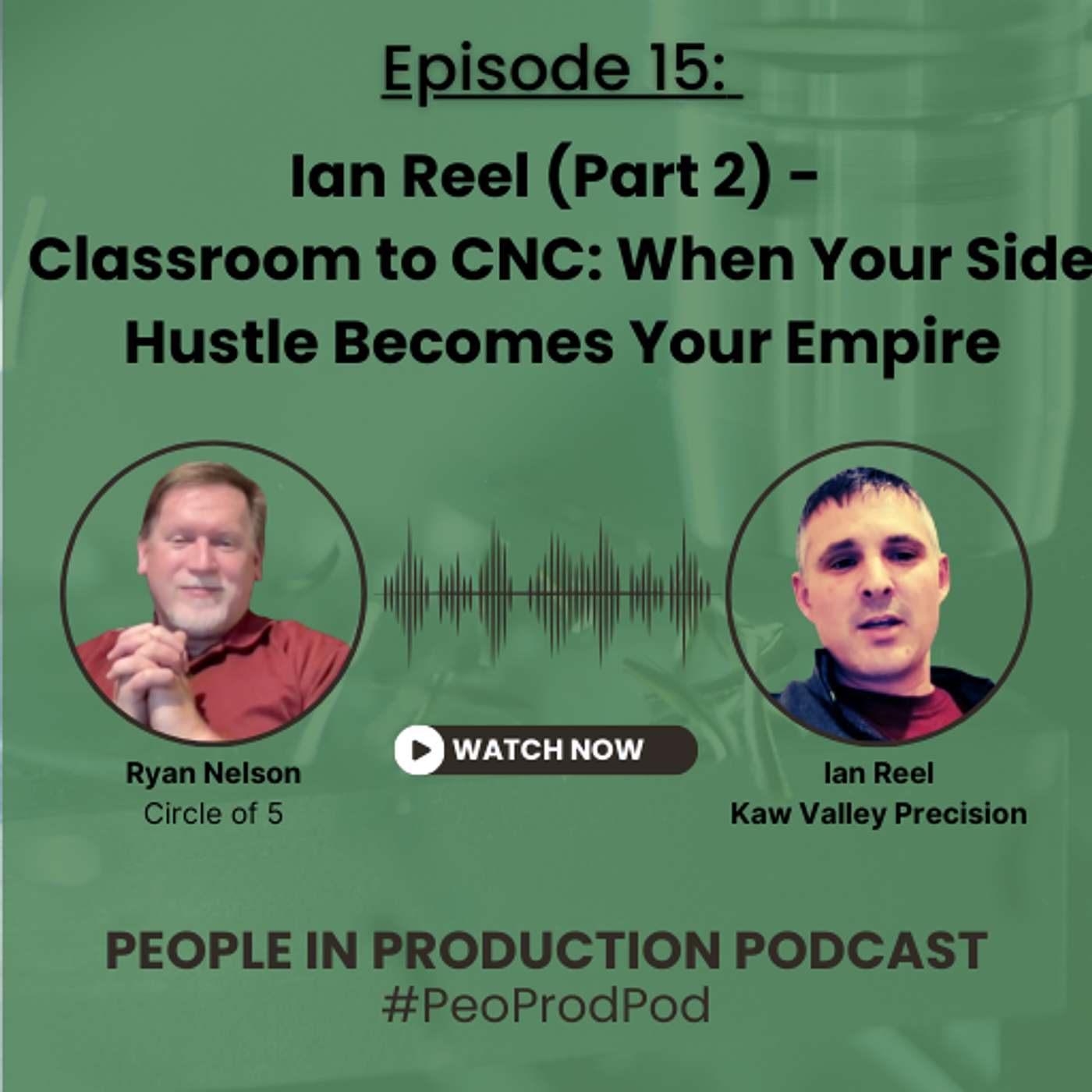 Episode 15 - Ian Reel (Part 2) - Classroom to CNC: When Your Side Hustle Becomes Your Empire episode artwork