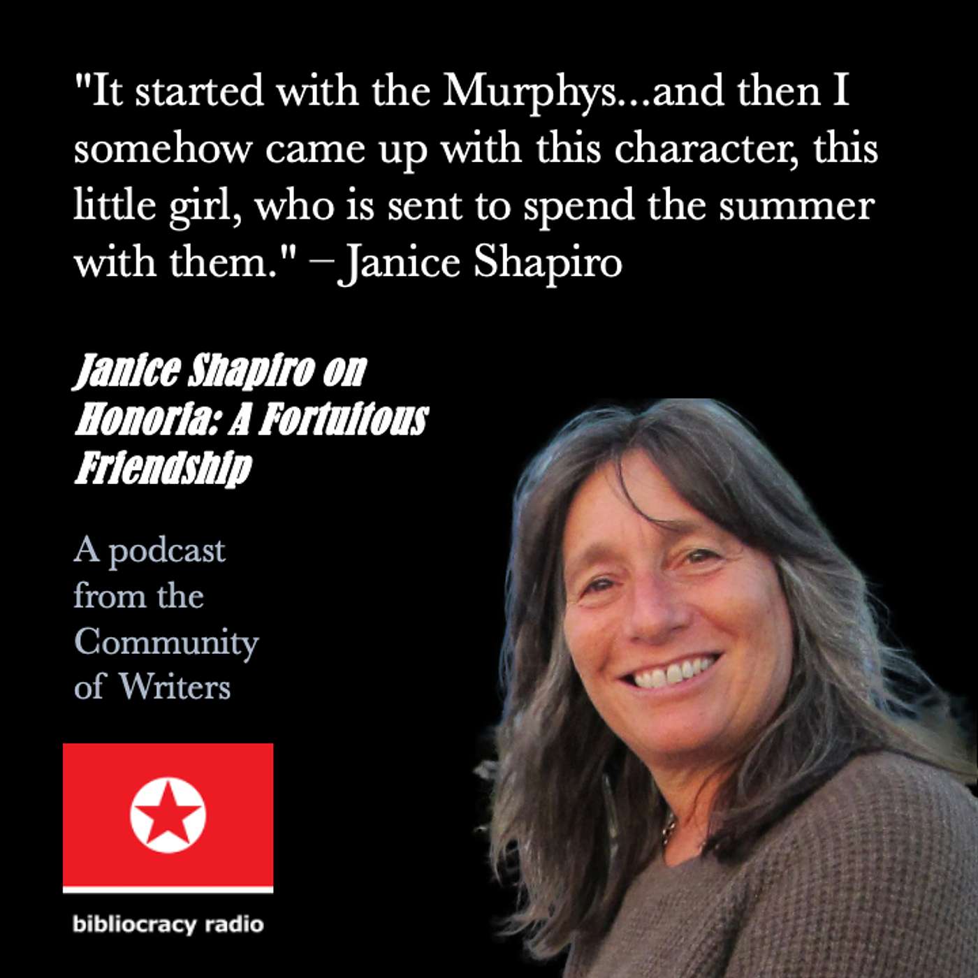 Bibliocracy Radio: Janice Shapiro on Honoria: A Fortuitous Friendship episode artwork