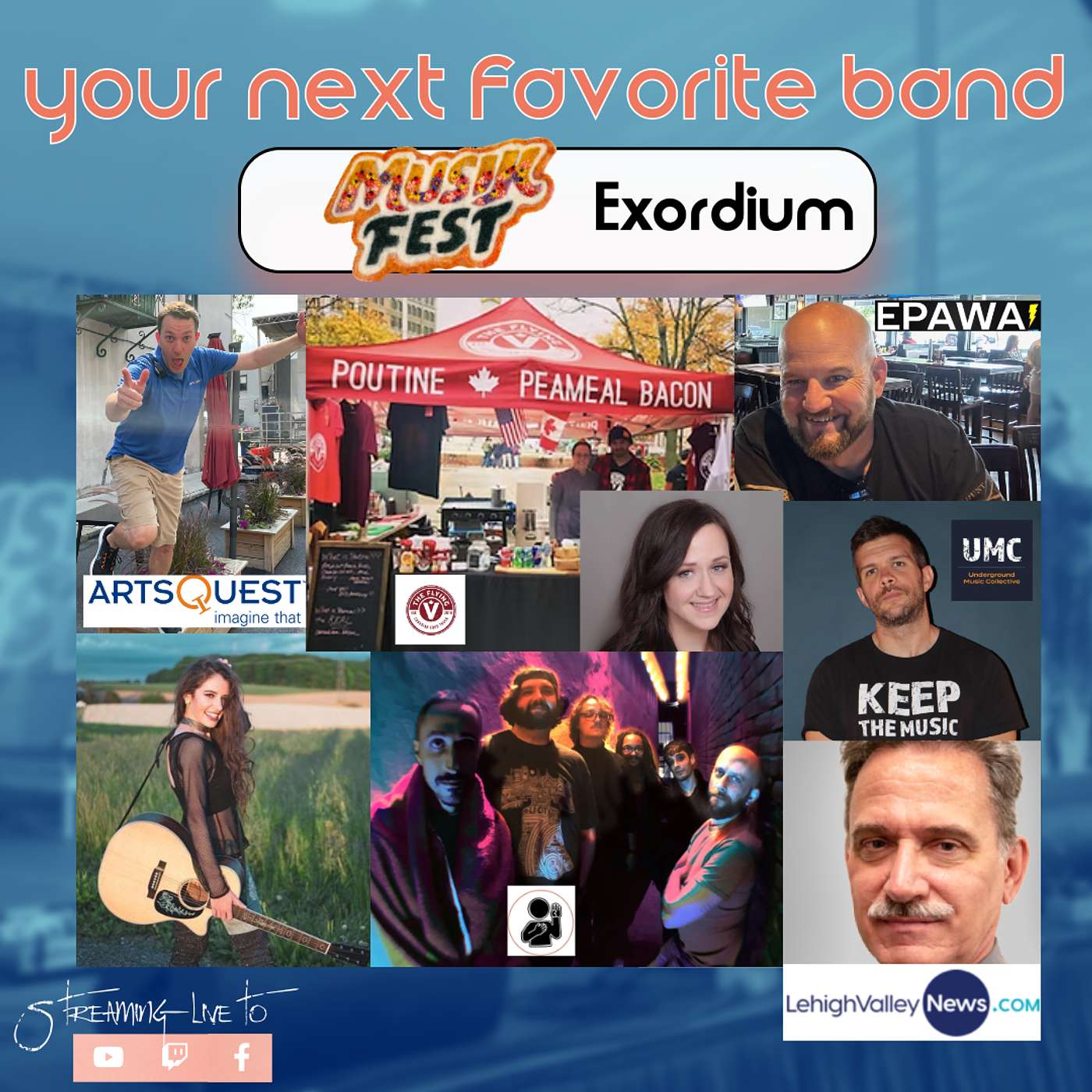 Musikfest Exordium 2025 - weather forecast, delicious poutine, support, security, and a real expert