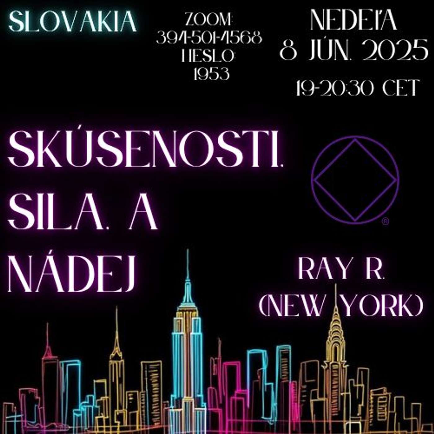 Skúsenosti, sila a nádej – Ray R. (New York, USA) – 8. 6. 2025 episode artwork