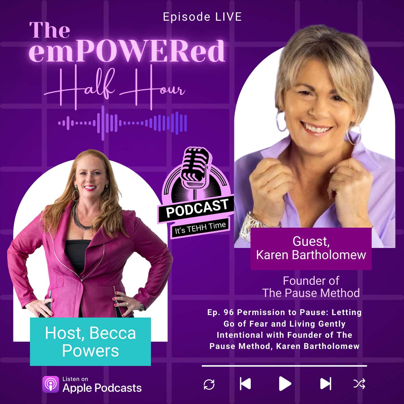 Permission to Pause: Letting Go of Fear and Living Gently Intentional with Founder of The Pause Method, Karen Bartholomew Permission to Pause: Letting Go of Fear and Living Gently Intentional with Founder of The Pause Method, Karen Bartholomew