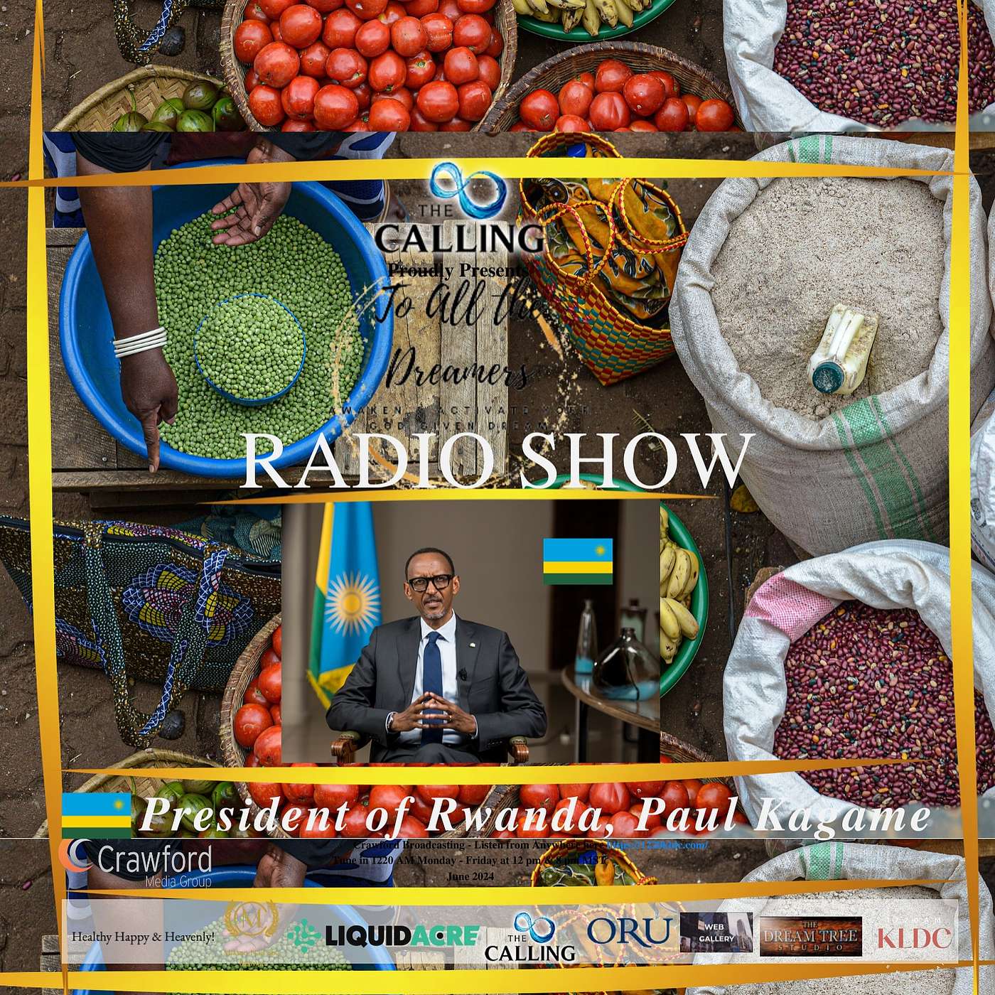 President of Rwanda, Paul KaGame on To All the Dreamer's Radio Show March 18, 2024