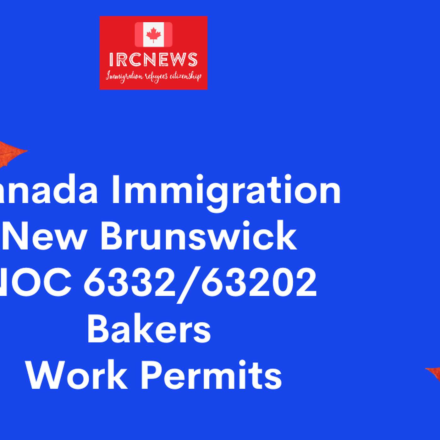 Canada Immigration New Brunswick NOC 6332/63202 Bakers Work Permits episode artwork