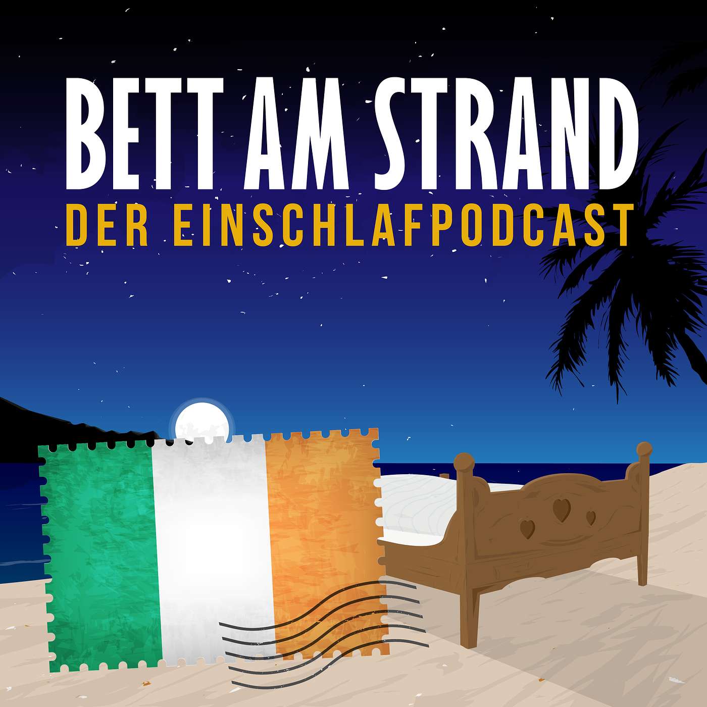 Bett am Strand | Einschlafen zu Reisegeschichten