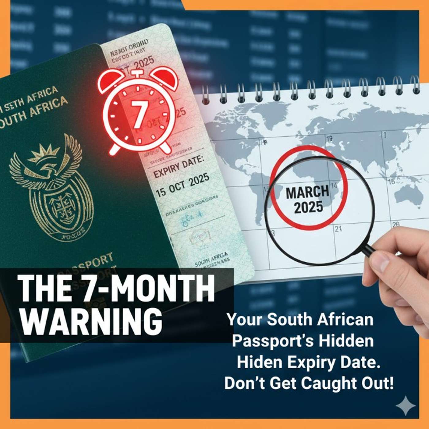 The 7-Month Warning: Your South African Passport’s Hidden Expiry Date