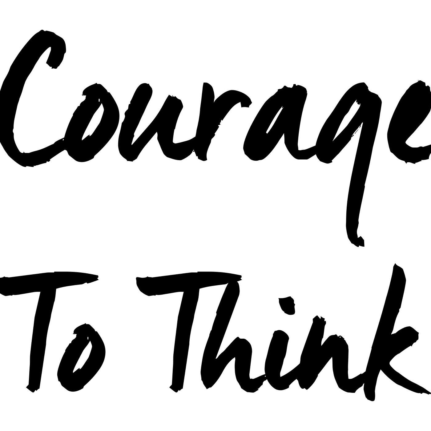 Courage to Think cover art