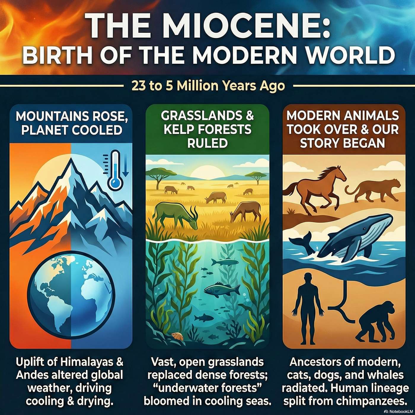 Miocene: The World Rewired—Tectonics, Climate, and the Rise of Modern Life episode artwork