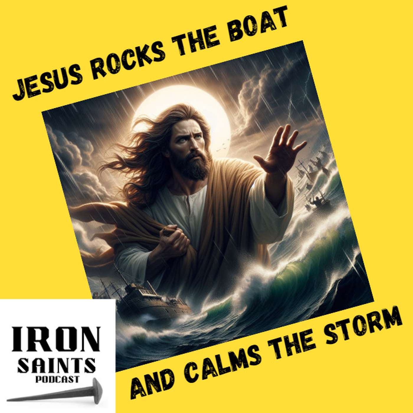 Jesus Rocks The Boat, And Calms the Storm