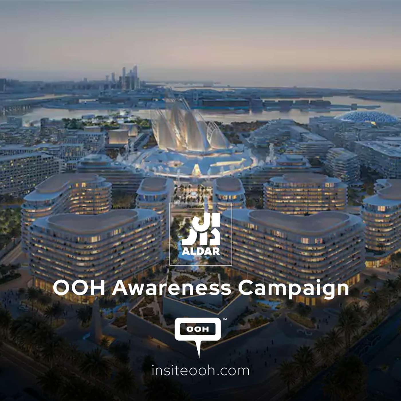 D/OOH Campaign Ensures: There are No Rows but Aldar's "The Front Row"