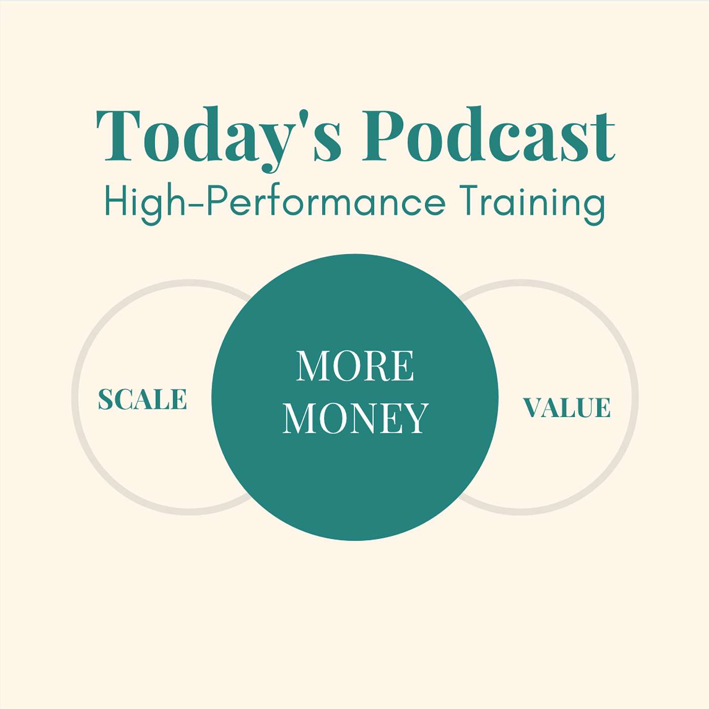 High-Performance Coaching | Wealth | The More Value + Scale = More Money