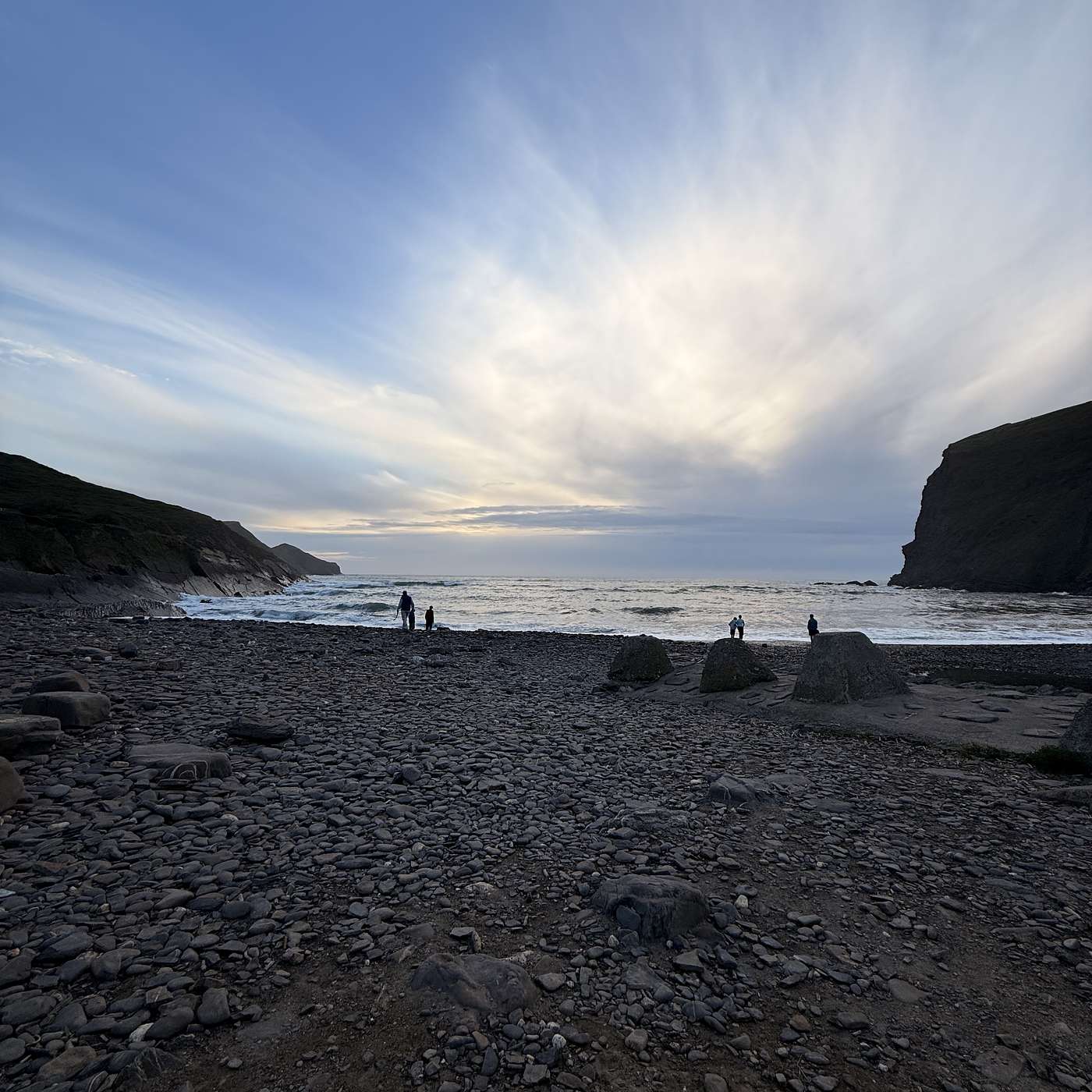 Cornish sounds; Hengist and Horsa; and an evening visit to a cliff-top Church