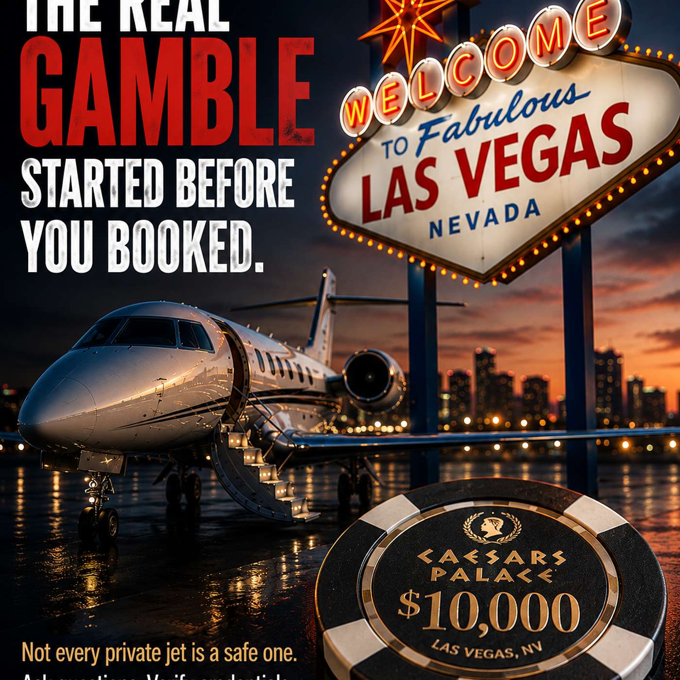 Your Biggest Gamble in Vegas, might just be the flight there. episode artwork