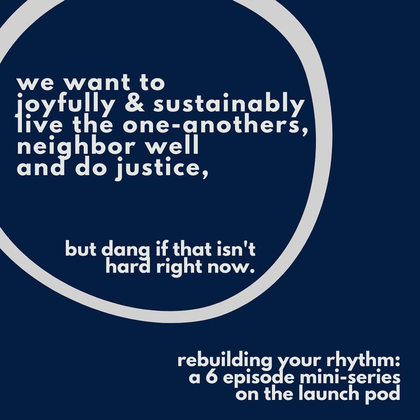 Rebuilding Your Rhythm: 6 questions to help us find joyful sustainability episode artwork
