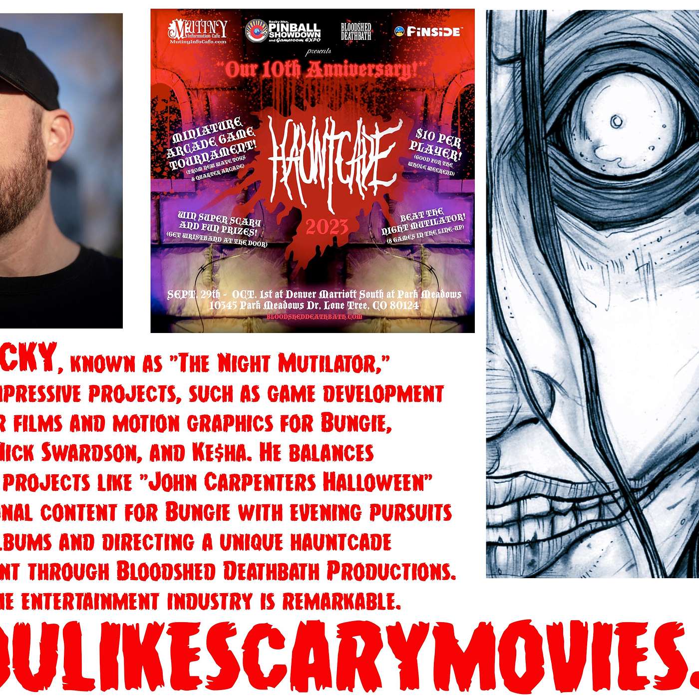 Join us as we discuss Horror films pinball and music with Ryan Policky
