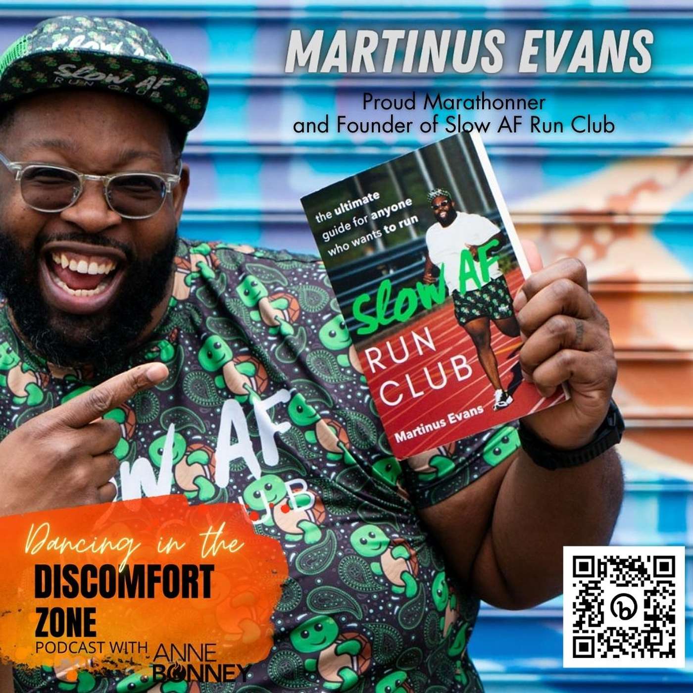 Martinus Evans, Proud Marathon runner and Founder of Slow AF Run Club episode artwork