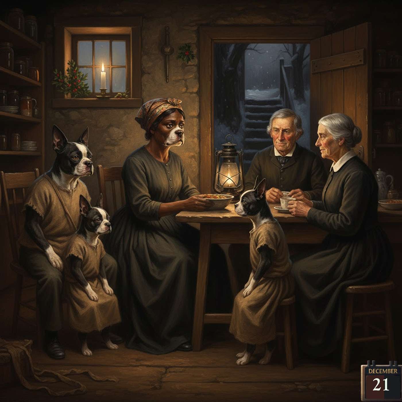 Boston Terrier Christmas