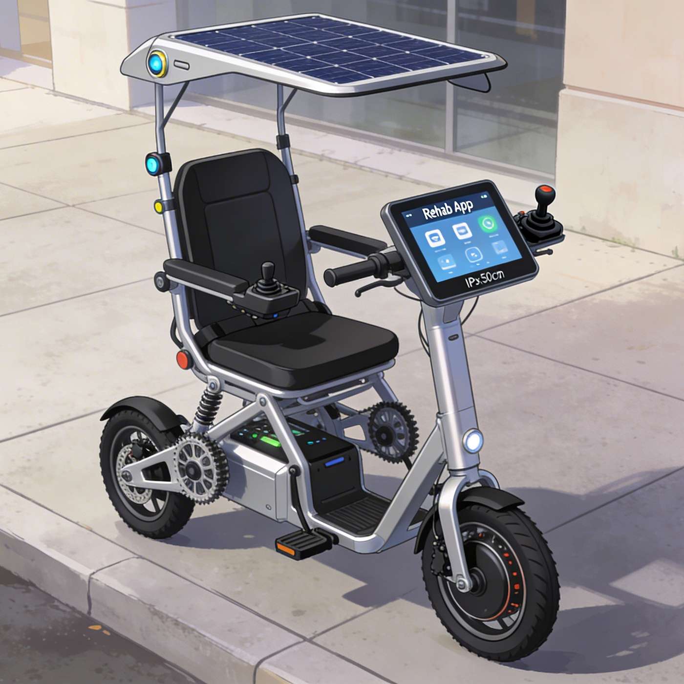 Pedal Powered Wheelchair