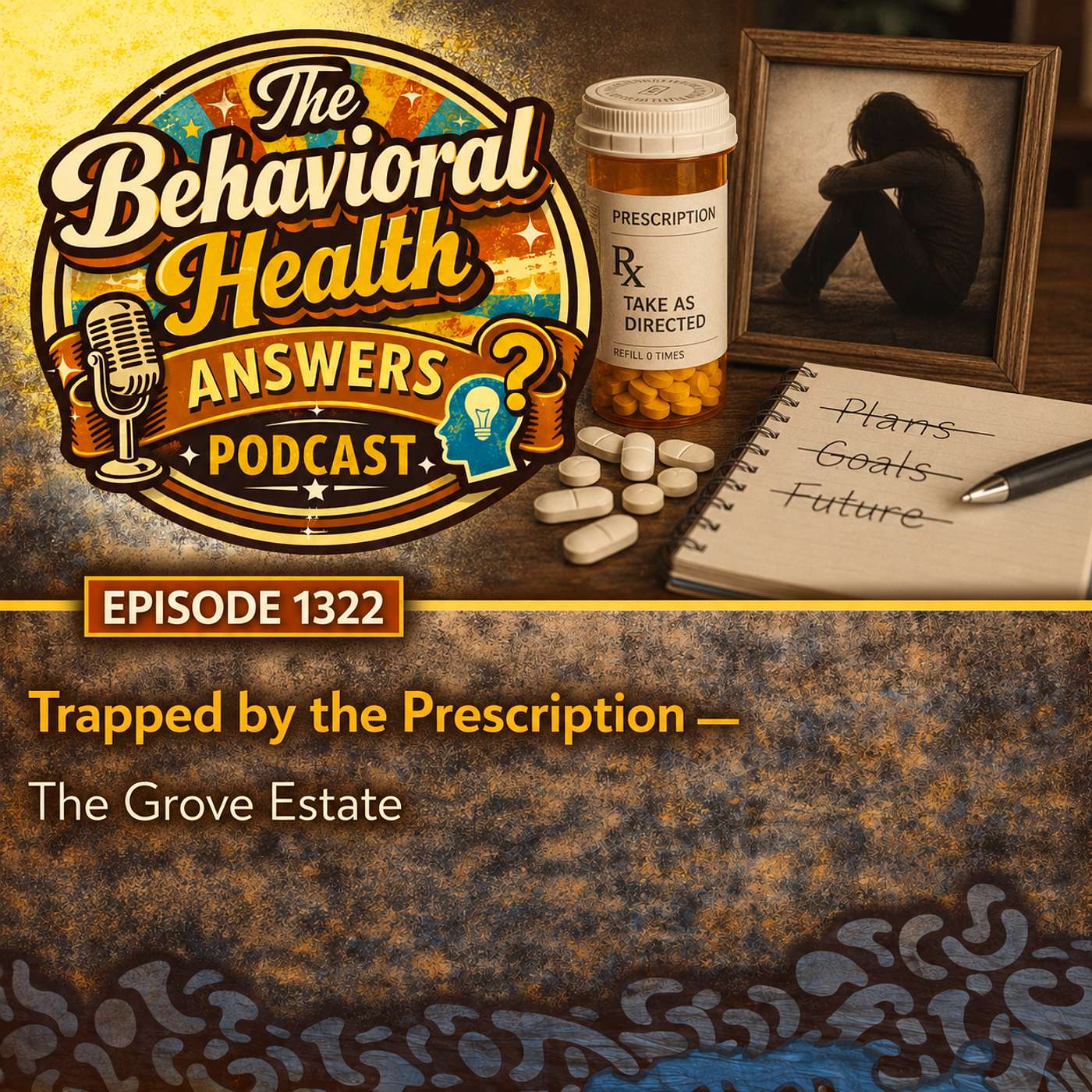 Episode 1322: Trapped by the Prescription | The Grove Estate episode artwork