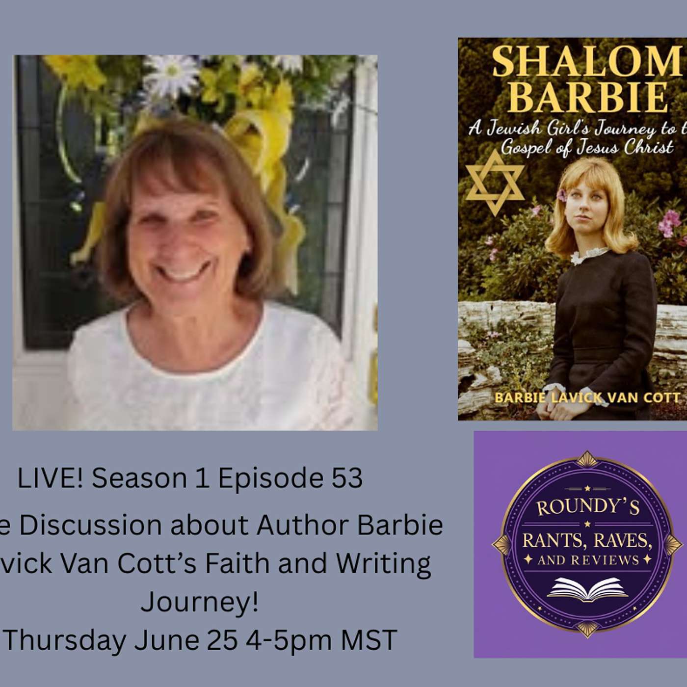 Live with Author BarbieVan Cott episode artwork
