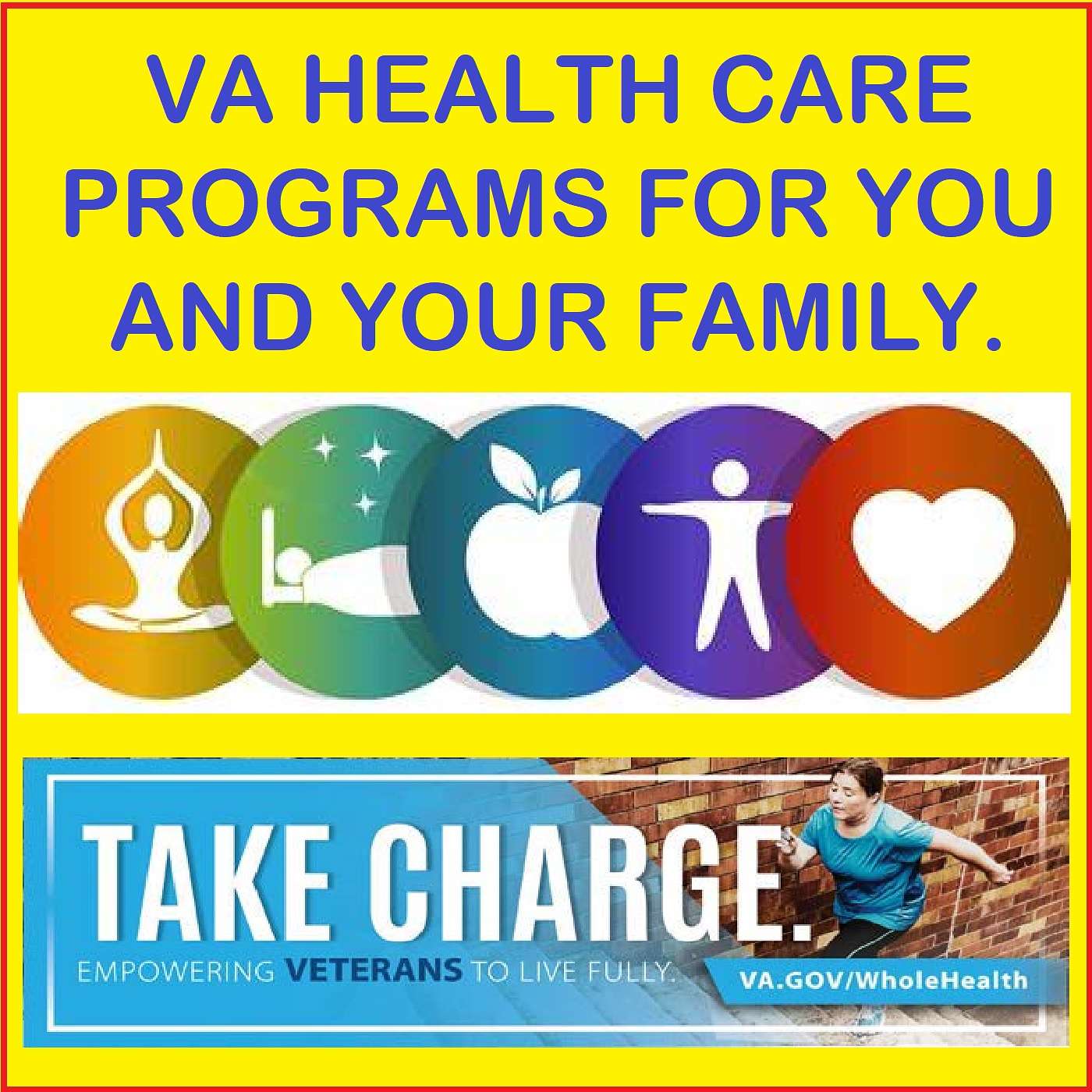The VA provides a number of programs under their Whole Health inititive that are aimed at helping you heal faster and keeping you healthy. Listen in to see what you might be able to use.