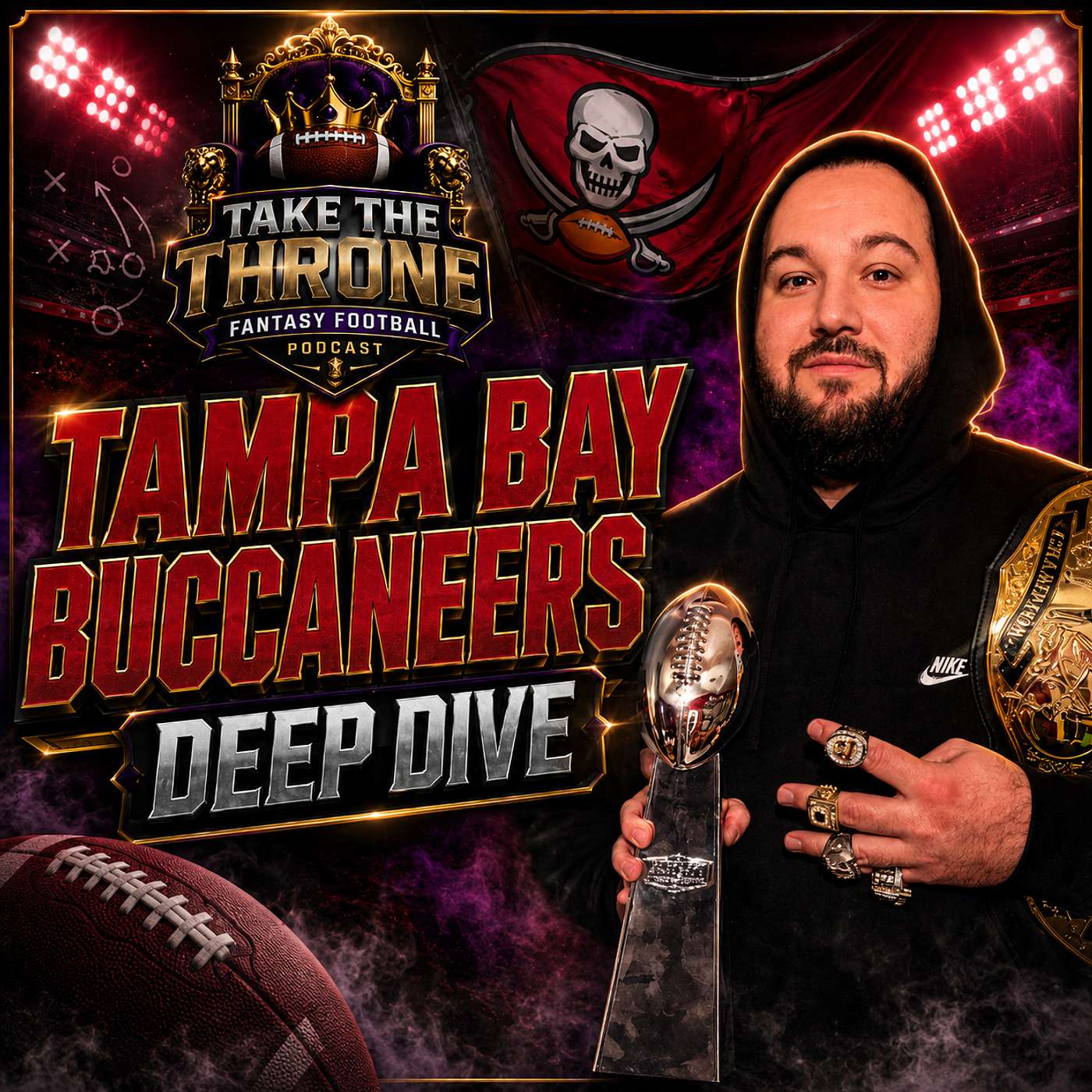Tampa Bay Buccaneers Depth Chart Deep Dive | Take the Throne Fantasy Football Podcast Bonus Episode episode artwork