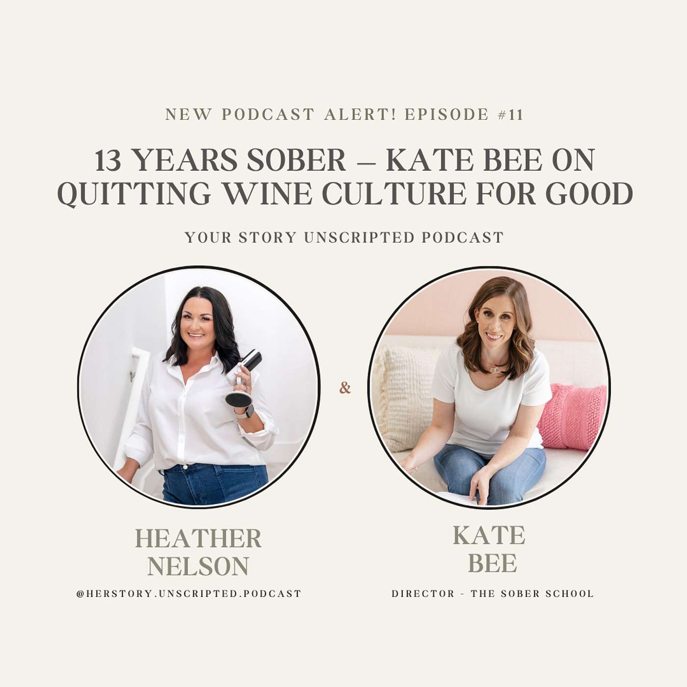 13 Years Sober — Kate Bee on Quitting Wine Culture for Good episode artwork