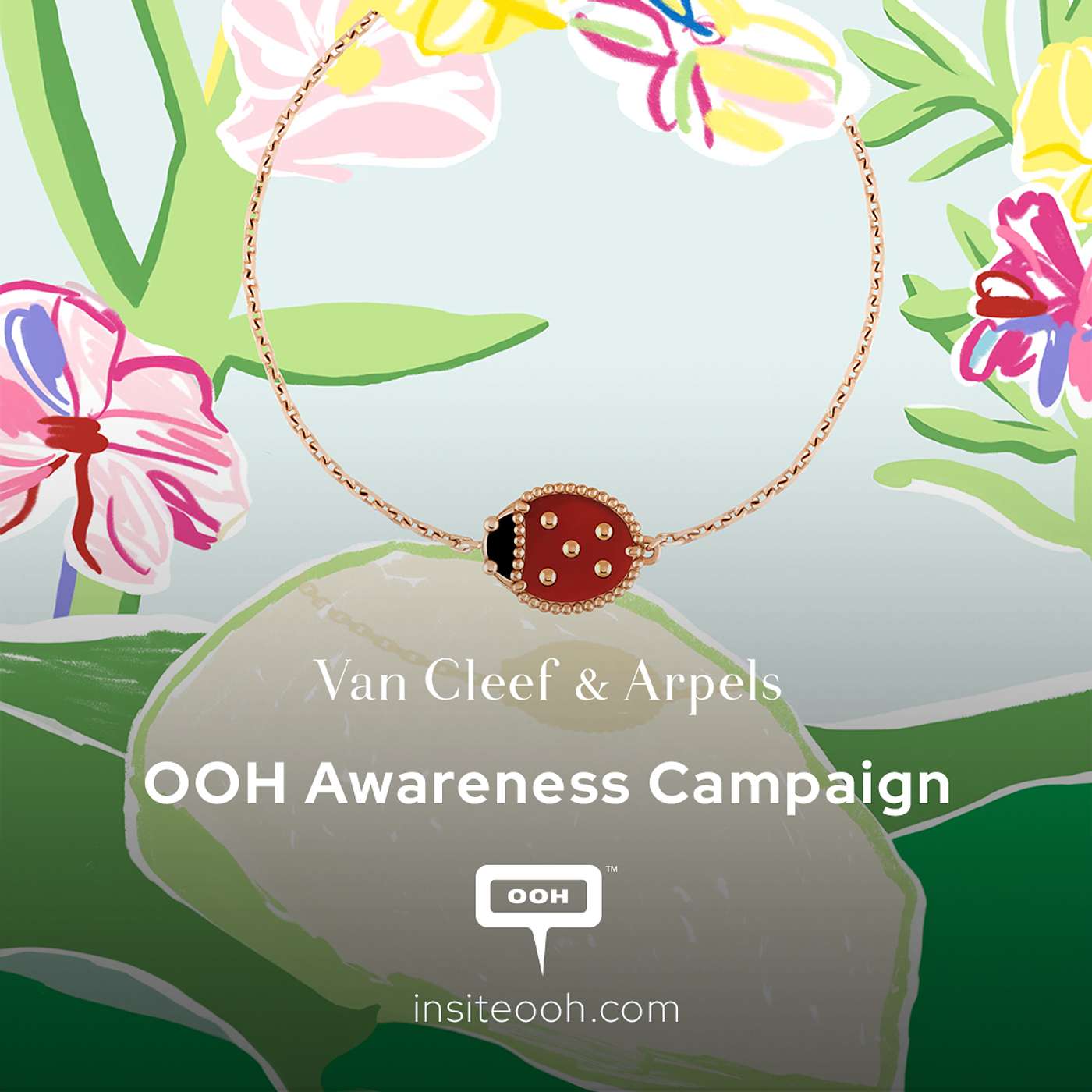 Floral Radiance Takes Over the City: Van Cleef & Arpels’ “Spring is Blooming” Shines Bright on Dubai’s DOOH episode artwork