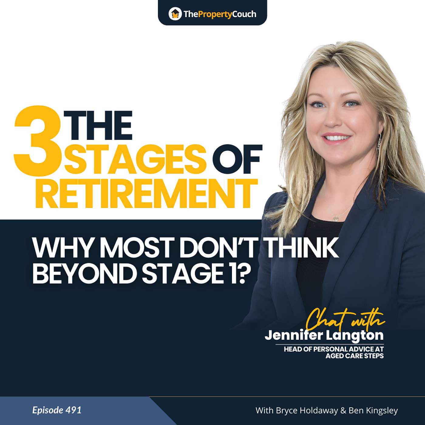 491 | The 3 Stages of Retirement & Why Most Don’t Think Beyond Stage 1?  – Chat with Jennifer Langton