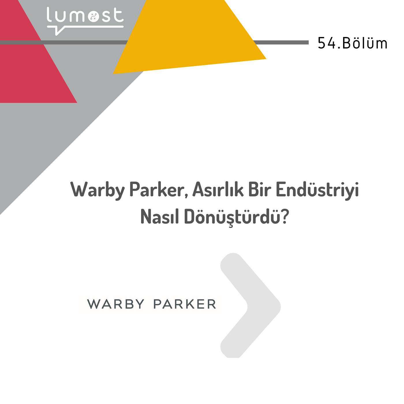 54. Bölüm - Warby Parker Asırlık Bir Endüstriyi Nasıl Dönüştürdü?