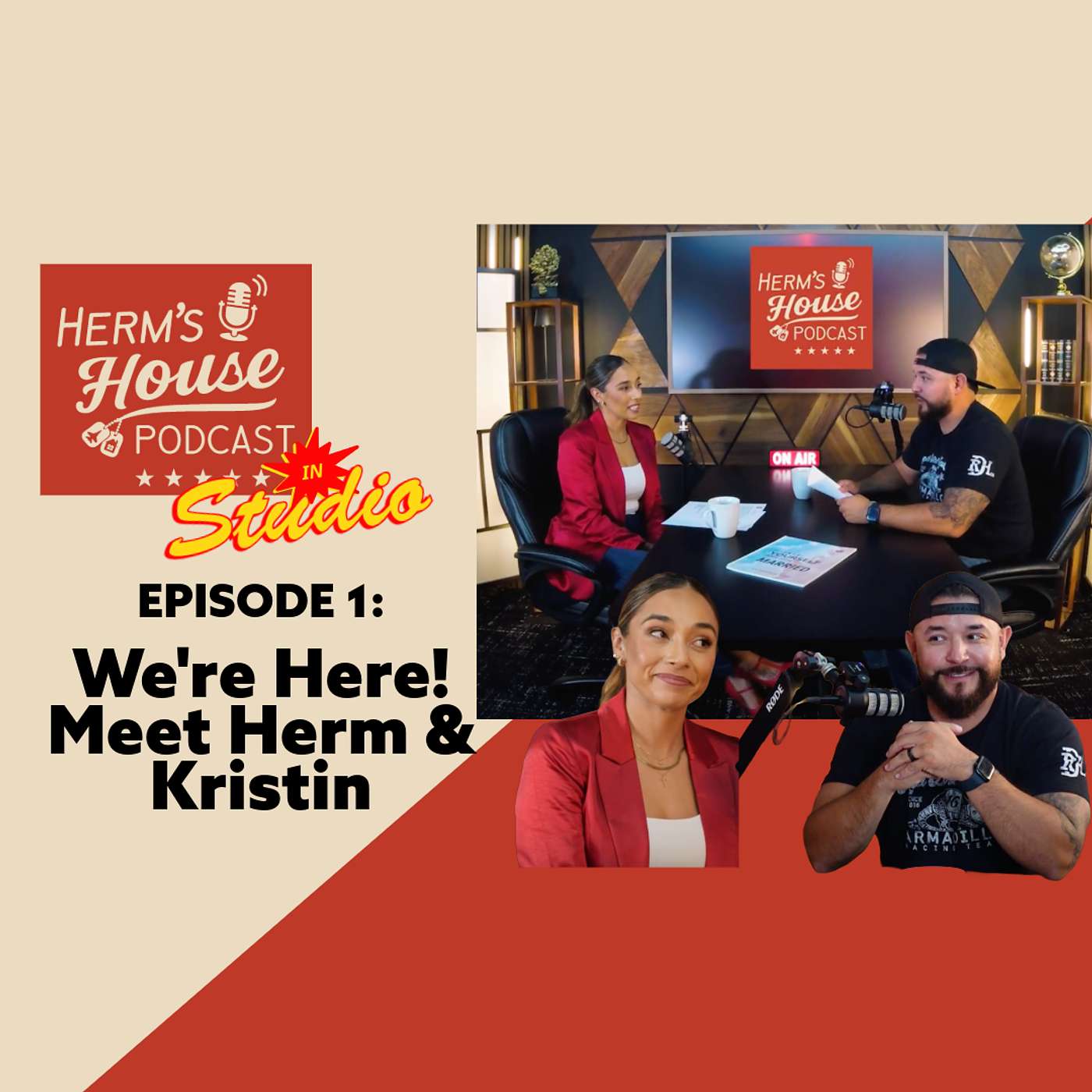 Welcome to Herm’s House: In the Studio | Episode 1 | We're Here + Meet Herm & Kristin episode artwork