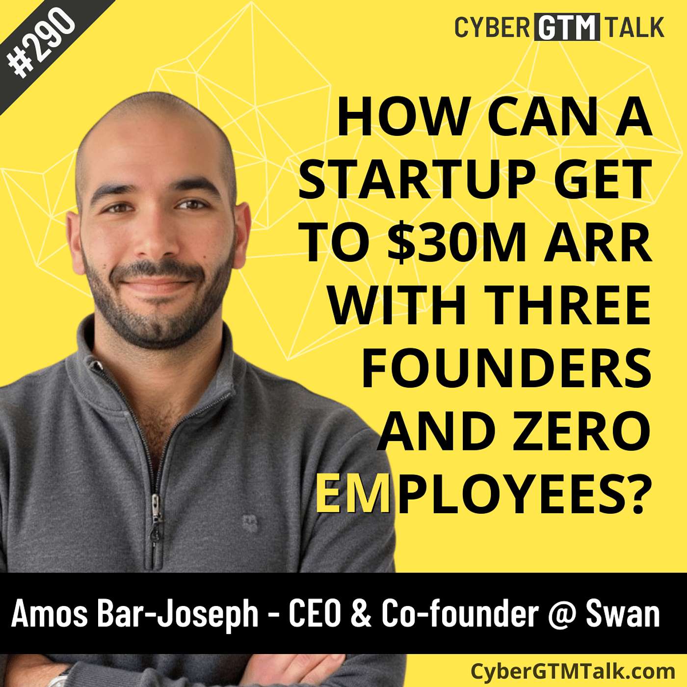 How to Build a $30M ARR Business with Just Three Founders and ZERO employees – Amos Bar-Joseph, Co-Founder, Swann