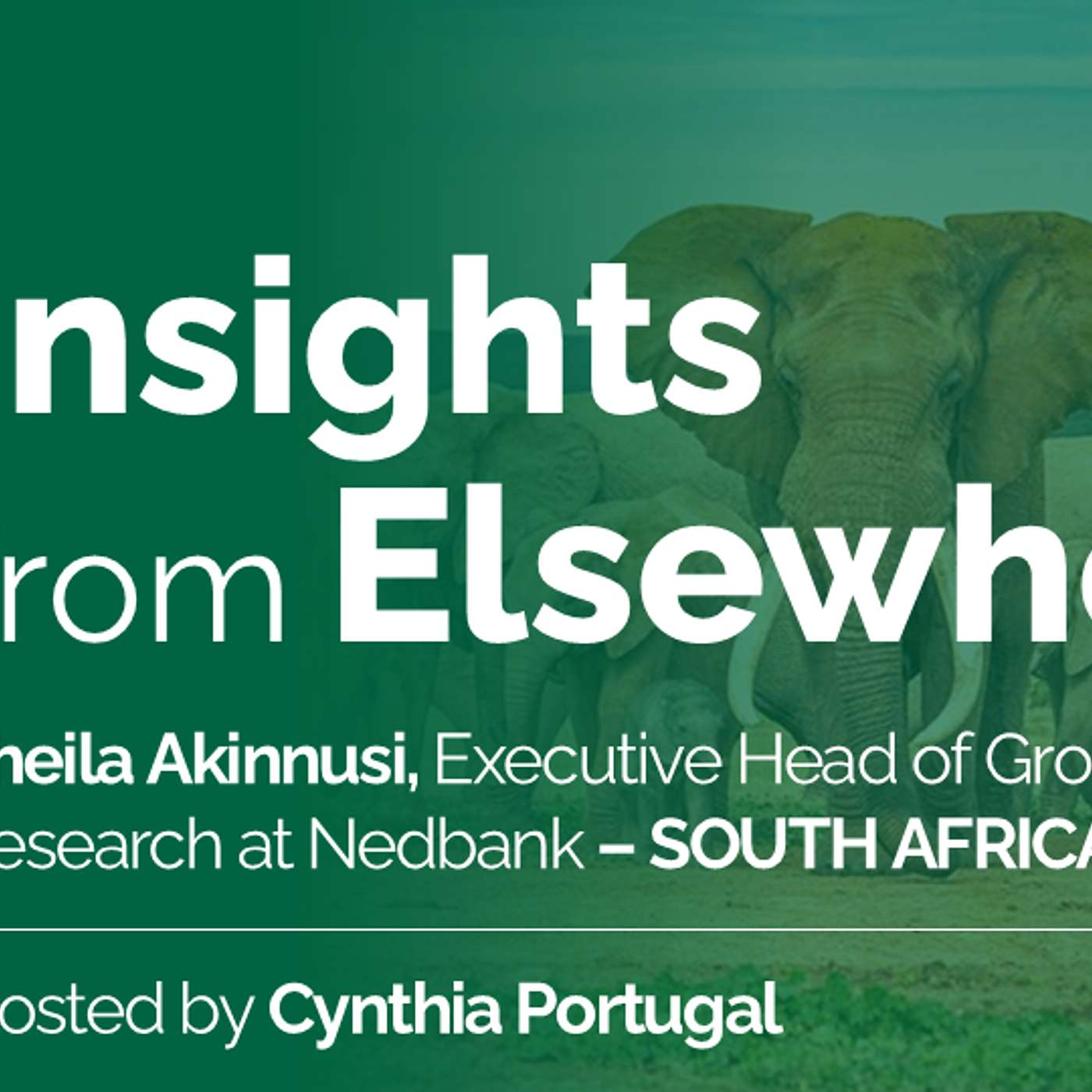 Episode 9: Sheila Akinnusi, Executive Head of Group Market Research at Nedbank - SOUTH AFRICA