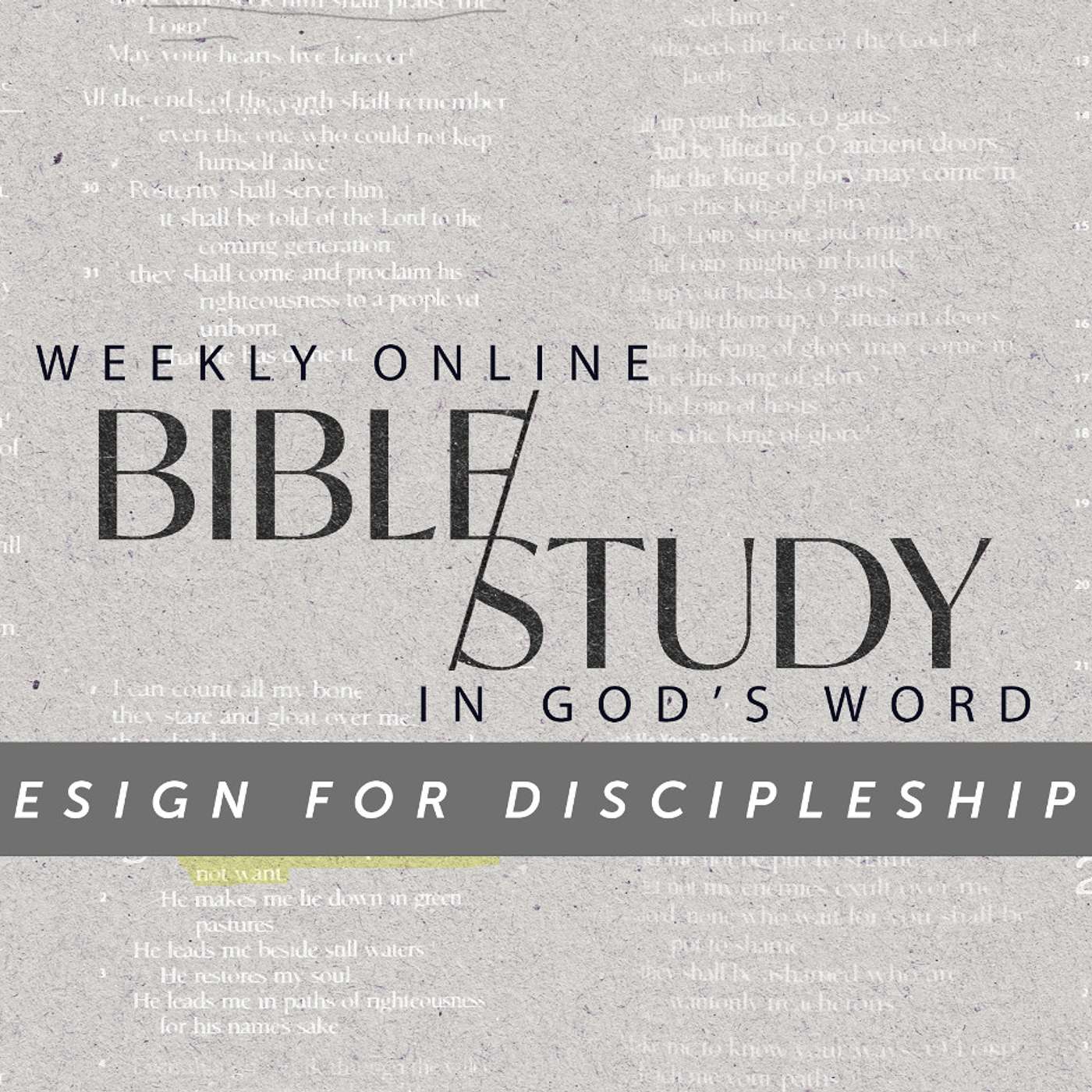 DFD Bible Study Book 2, Chapter 1