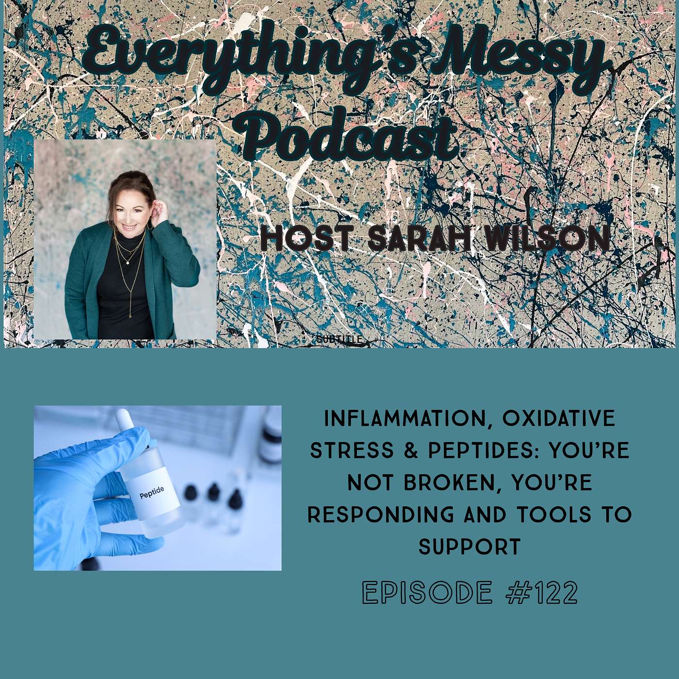 #122 Inflammation, Oxidative Stress & Peptides: You’re Not Broken, You’re Responding And Tools To Support episode artwork